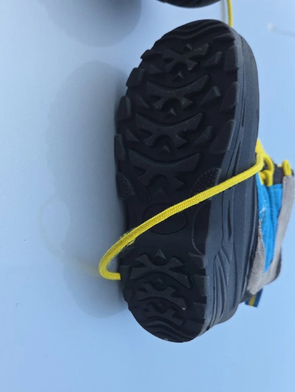 Kids Waterproof Winter Boots in Blue and Yellow